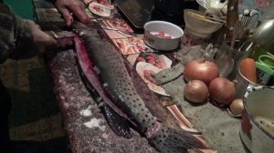 Как мы солим рыбу зимой для копчения весной