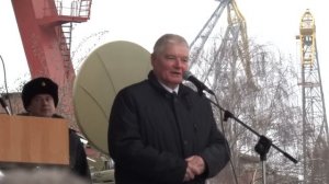 Адмирал Егоров на передаче фрегата "Адмирал Григорович" ВМФ России