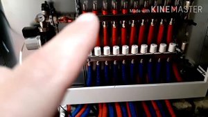 Заполнение системы отопления и опресовка.