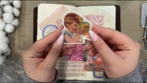 | ASMR for sleep | Vintage Journaling | No talking | Journal decoration | Relaxation 31