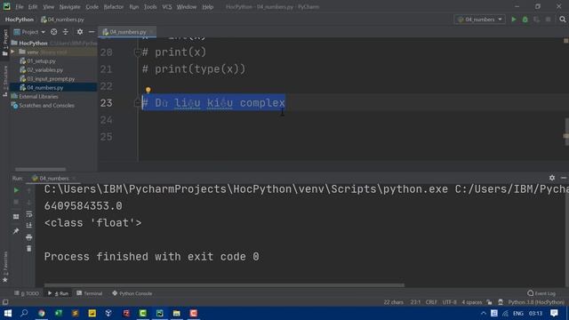 Python cơ bản 05 Làm việc với Numbers trong Python