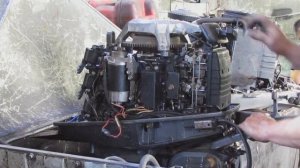 Yamaha 30 румпель