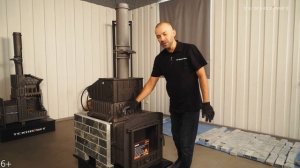 Как собрать печь "Гром 30" в классической каменной облицовке? Обзор новинки