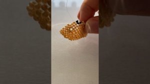 Амигуруми «Медведица в повязке» из бисера. Мастер-класс. 1 часть (голова)