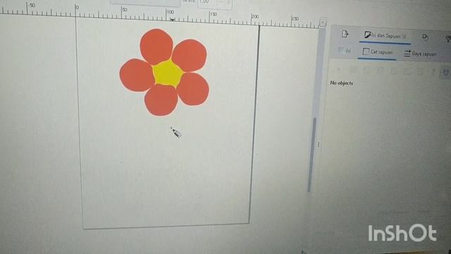 Рисуем цветок с листиками в Inkscape