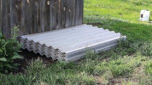 Увидел как Китайцы используют старый шифер, стал тоже так делать!