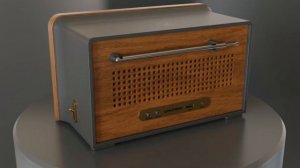 Grundig Heinzelmann Radio - Blender 3D model