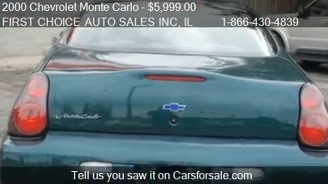 2000 Chevrolet Monte Carlo LS - for sale in MARKHAM, IL 6042 смотреть онлайн