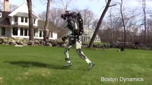 Роботы Boston Dynamics на прогулке