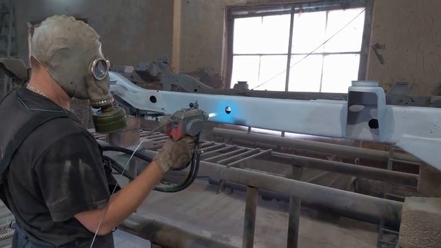 Пескоструйная очистка.Цинкование.Обработка внутри рамы.89858388817 смотреть онлайн