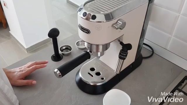 Кофеварка Delonghi EC685: что входит в комплект #delonghi #delonghicoffee #delonghidedica смотреть онлайн