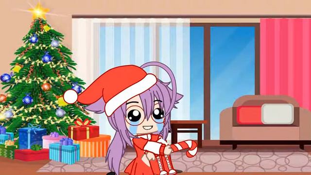 /🎄НОВОГОДНЕЕ ПОЗДРАВЛЕНИЕ+НОВЫЙ НАРЯД МОЕЙ ОС🎄/Gacha Club/ смотреть онлайн