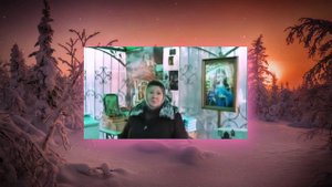 На могилке у отрока Вячеслава, матушка Валентина Афонасьевна Крашенинникова.