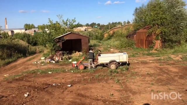 На что способен мотоблок Агрос с Курганским прицепом смотреть онлайн