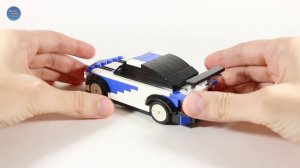 Lego MOC #60 BMW M3 GTR - Лего самоделка БМВ М3 ГТР