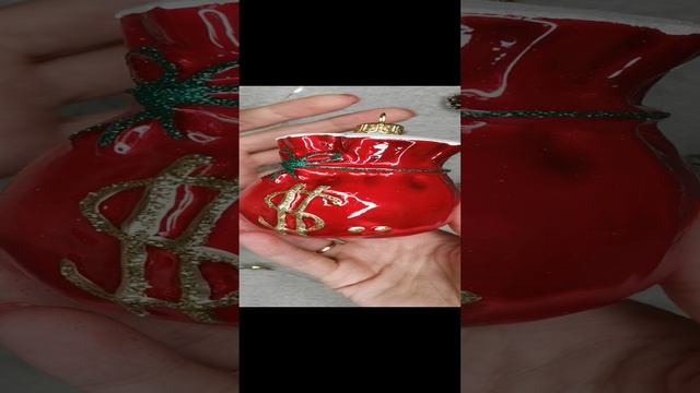 Арт. A2488  Распаковка Формовая игрушка из Польши «Денежный мешочек»