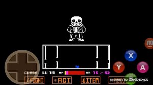 Undertale  part 6: sans fight/Failture