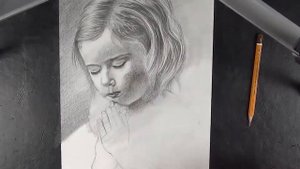 ?Девочка — пошаговый урок рисования | Как нарисовать девочку | Speed Drawing