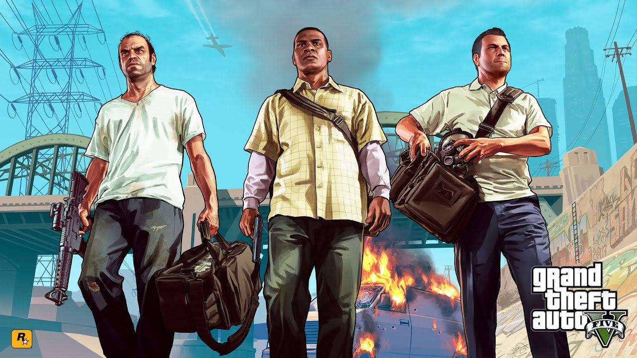 Grand Theft Auto V. Жесткая разборка и погоня! Hard disassembly and chase!