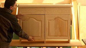 4K Самодельный комод из натурального дерева, homemade chest of drawers