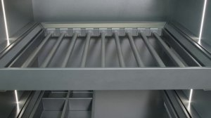 Выдвижная брючница RANGE ULTRA - комплектация с рейками без лотка