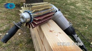 Быстрая шлифовка бруса, имитации бруса и вагонки с DE-TERO® KELO F.