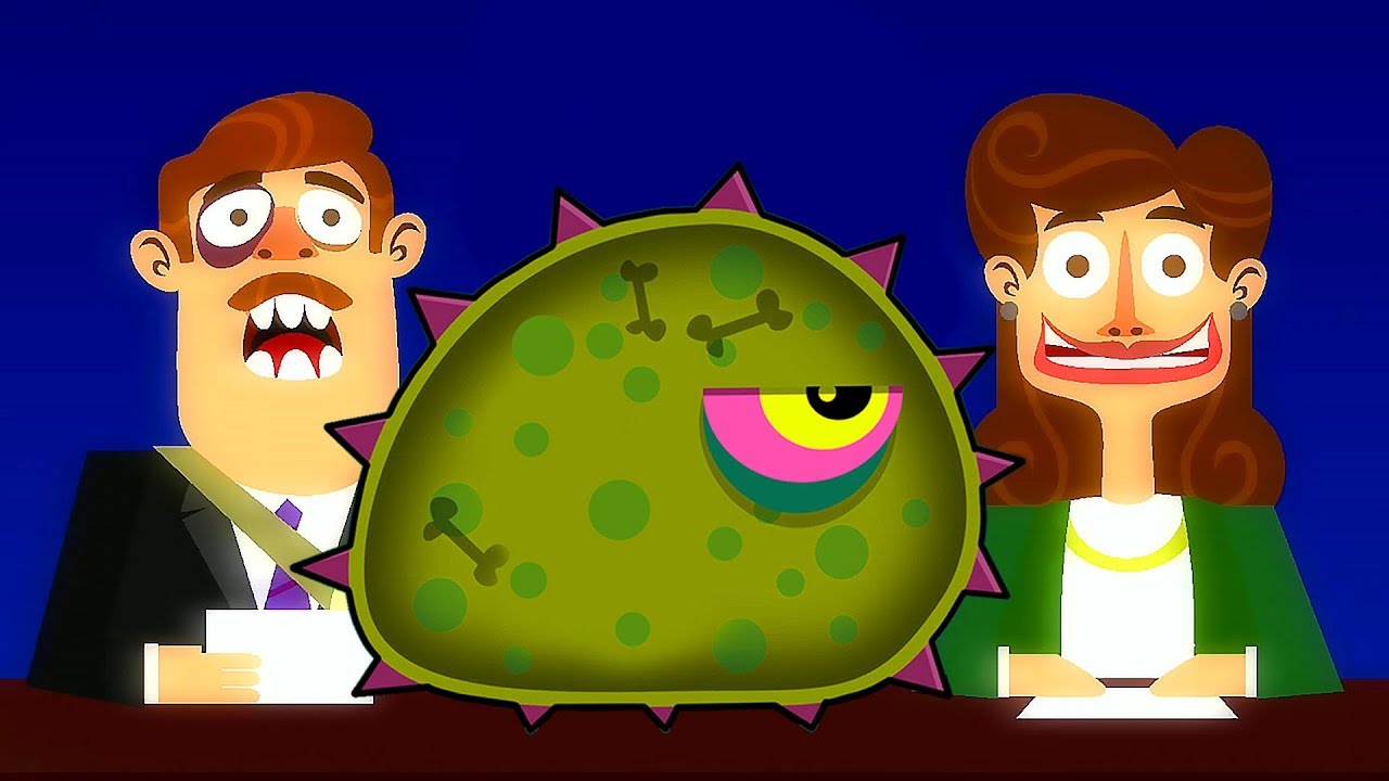 Суровый ЛИЗУН ГЛАЗАСТИК на ВОЕННОЙ БАЗЕ #3! Игра Tales from Space Mutant Blobs Attack смотреть онлайн