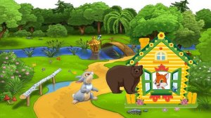 Зайчикова хатка.  Наталя Забіла.  Відеоказка.