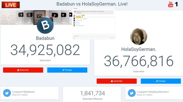 ? HolaSoyGerman vs Badabun | LIVE SUBS HolaSoyGerman | Badabun vs HolaSoyGerman смотреть онлайн