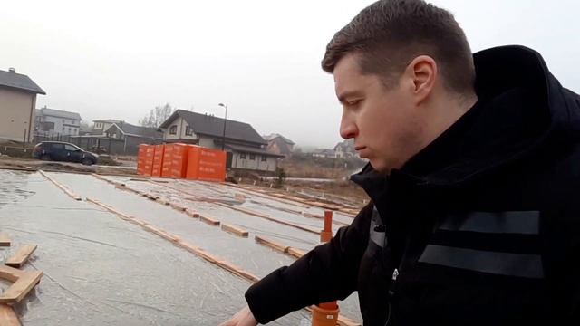 ? ЗАМОРОЗКА СТРОЙКИ ? Как консервировать фундамент монолитная плита на зимний период времени.