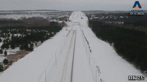 Обход г. Тольятти, правый берег, 25.12.2022г. ПК 0+00 - ПК471+00