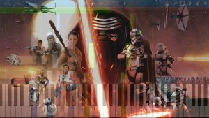 The Force Theme from Star Wars [Piano Tutorial] Synthesia