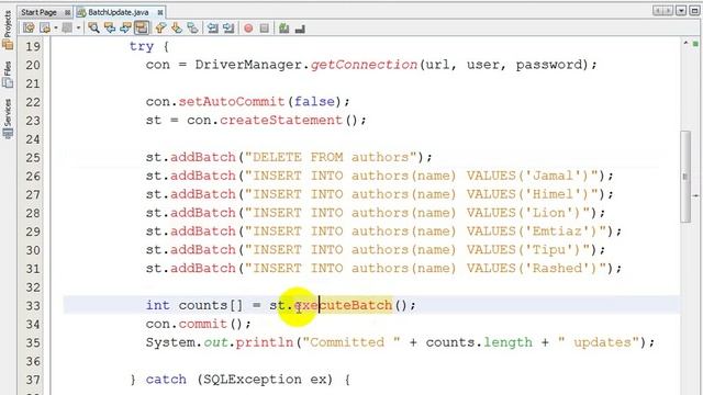 JDBC Class Lecture(MySQL Batch Processing)- Class 08 смотреть онлайн