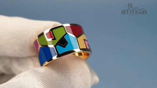 Кольцо с эмалью Москва смотреть онлайн