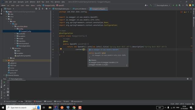 Spring Boot Swagger Configuration | REST API Documentation смотреть онлайн