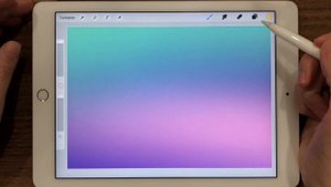 Как сделать градиент в Procreate | Уроки Procreate