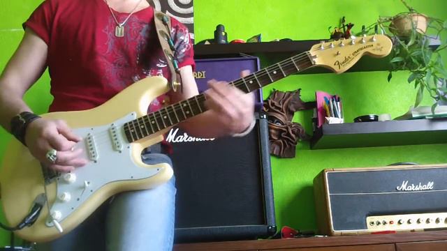 Fender American Strat Yngwie Malmsteen signature Stratocaster sound Test смотреть онлайн