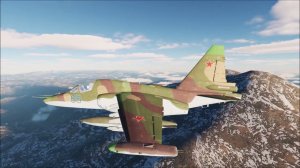 Relaxing Flight in the Su-25T Just for fun