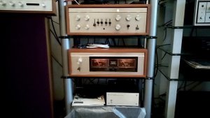 Luxman m-150 & Pioneer CS-550