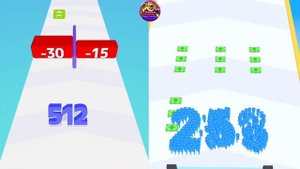 Number Master vs Crowd Number Run 3D - Number Running Game (Math Games) Max Level