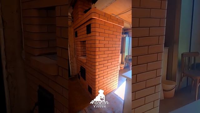 Отопительно-варочная каминопечь !!! Печник Могилев