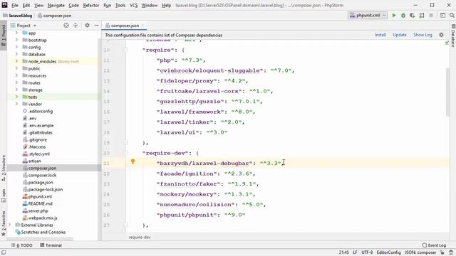 Фреймворк Laravel. Быстрый старт. Урок №6. Обновление Laravel 7 до Laravel 8.Часть 1.(Андрей Кудлай