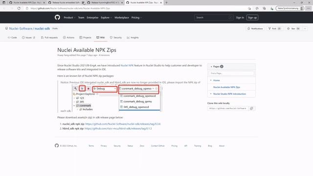 GigaDevice RISC-V and Nuclei Studio 2022 - getting started with package management