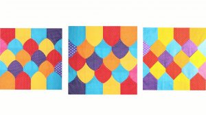 Пэчворк для начинающих. Блок "Черепица" без шаблона и Y швов.