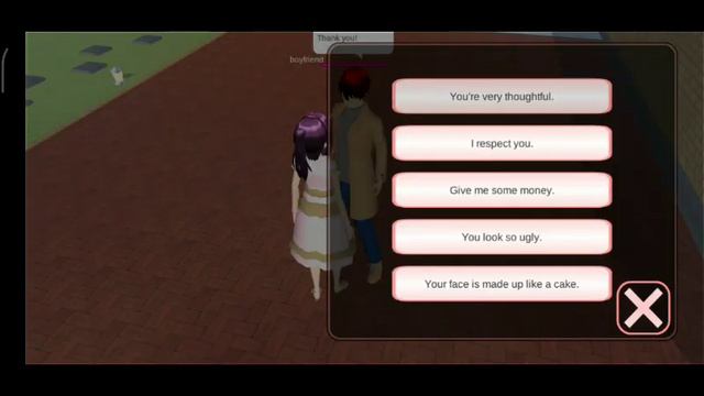 Как поцеловать мужа в Sakura school simulator
