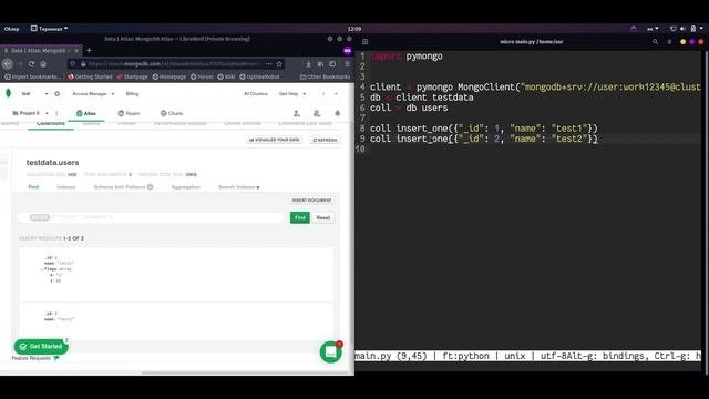 MongoDB Python | #4 Запись значений в коллекции | PyMongo