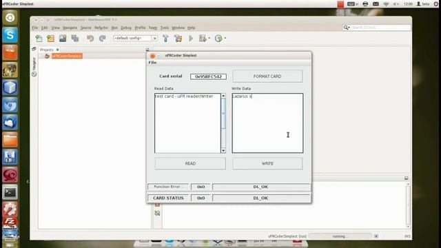 RFID NFC and Mifare programming - Java (Linux) source code example Simplest for uFRCoder смотреть онлайн