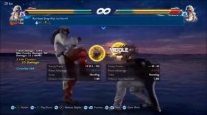 Tekken 7 - Leroy smith Frame info (part 1)