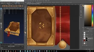 2 minute 3D Tutorials : 03 - Handpainted Fantasy book - Painting Velvet and Paper