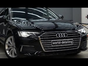 Audi A6 - оклейка полиуретановой пленкой в Москве